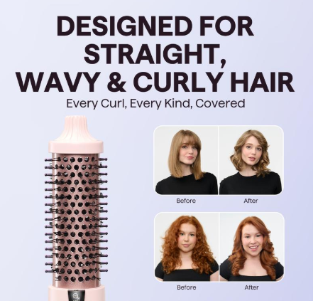 Ionic Thermal Brush – Professional Blowout Styler | Salon-Worthy Hair in 10 Minutes (Limited Stock)